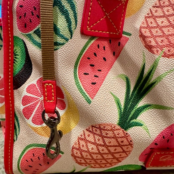 Dooney & Bourke 🍉 🥝 🍊Ambrosia Fruit Small Tote - Picture 9 of 13